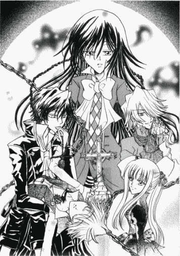 Pandoraheartsです 初描き ギルのワカメ髪には困った